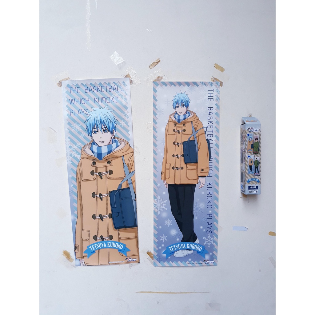 Set Poster  Kuroko no Basket Tetsuya Original Japan (58x18cm)