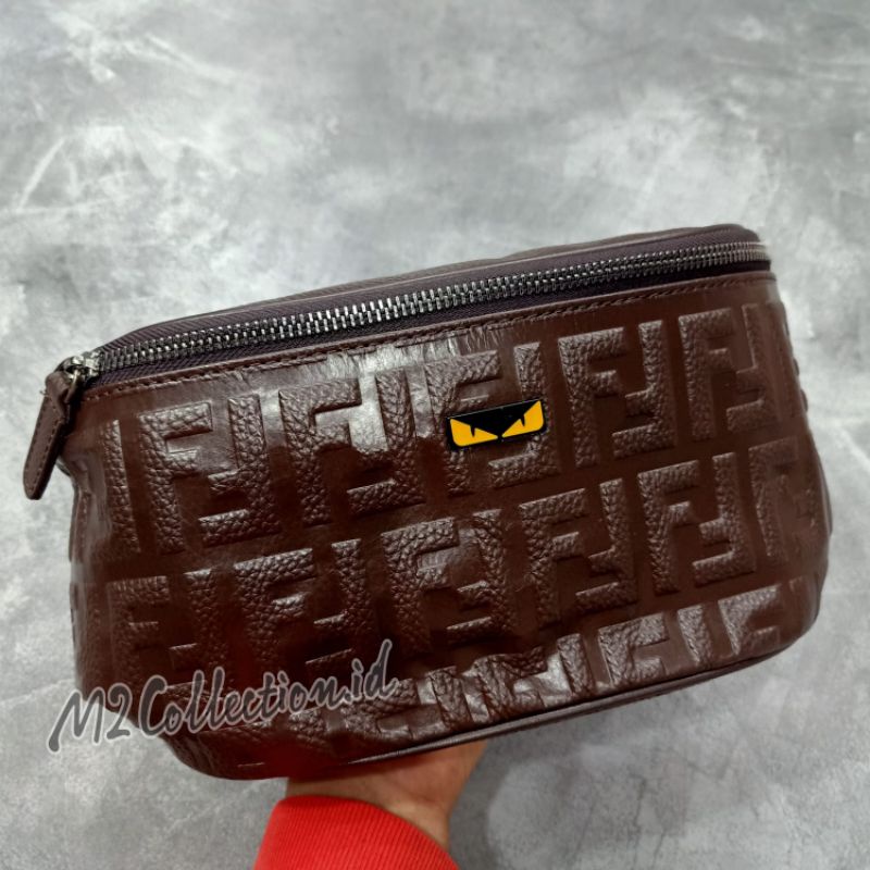 Waistbag Fendi Belt bag Black Embos Premium Bag Leather