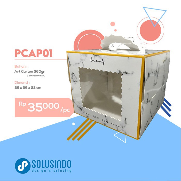 

Box Packaging Untuk Usaha Makanan - Carton 360 gr - Uk 26x26x22 cm