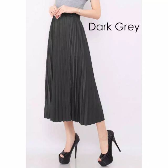 Rok Plisket - Rok Plisket 7/8 Bahan premium (Sebetis)