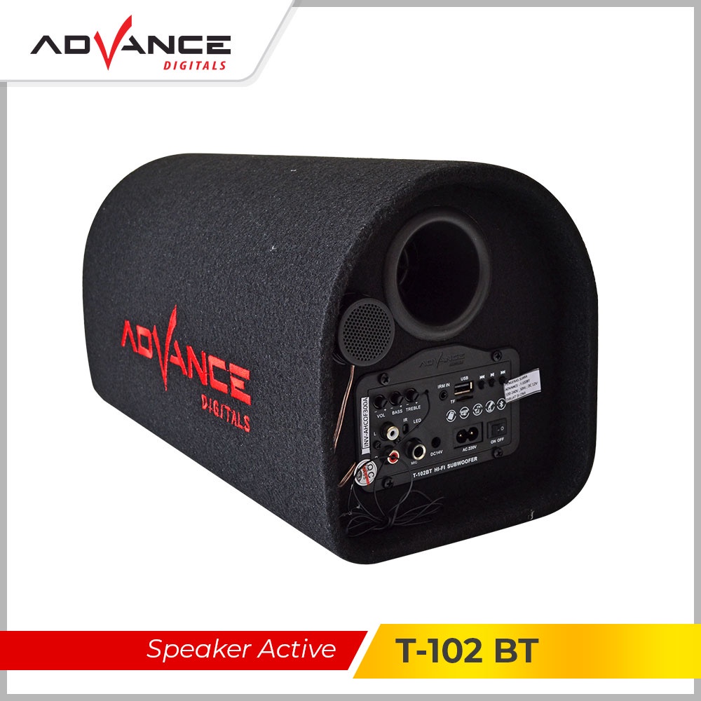 TERLARIS - Speaker Aktif Advance Subwoofer 6.5 inch T-102BT Bluetooth / Speaker Bluetooth / Active Speaker / Subwoofer Speakers / Speaker Murah - FMS