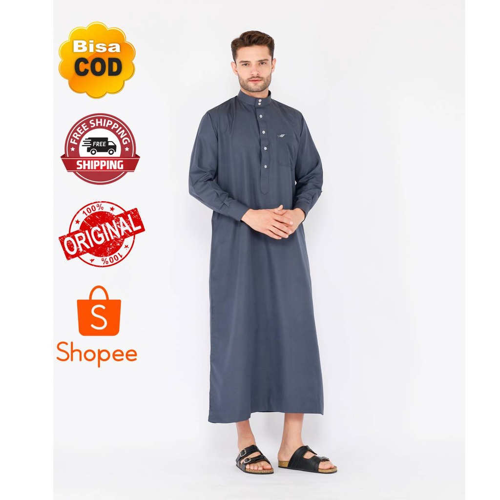 Jubah Gamis Pria / Gamis Pria Dewasa President Kain Super Spun