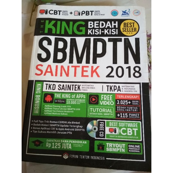 Preloved SBMPTN Saintek 2018