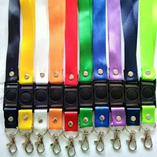 

Tali Gantungan ID Card Case Tali Lanyard Name Tag Polos