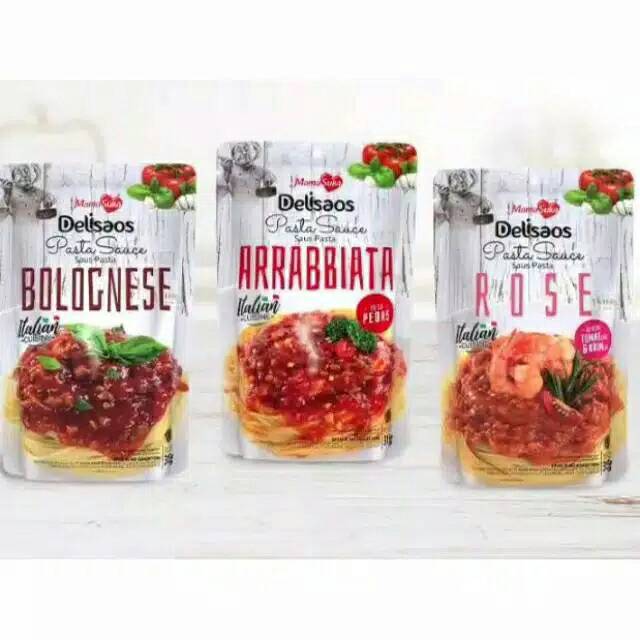 

MAMASUKA DELISAOS BOLOGNESE Kemasan pouch isi 315gr