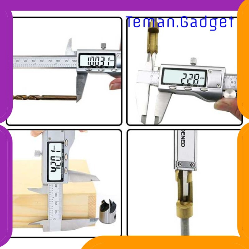 TG-DE032 Taffware Jangka Sorong Digital LCD Vernier Caliper Micrometer SH20