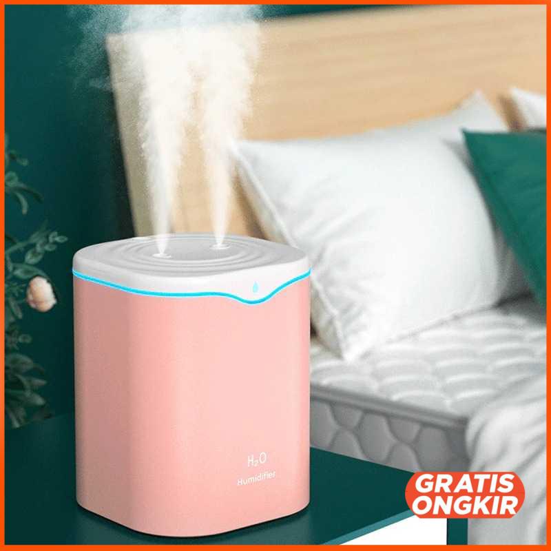 Humidifier Aromatherapy Oil Diffuser Double Spray 2000ml - H2000