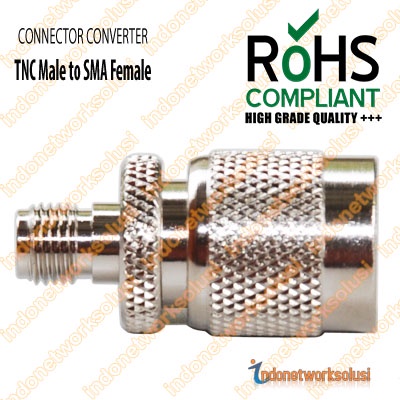 KONEKTOR CONNECTOR CONVERTER TNC M (MALE) to SMA F