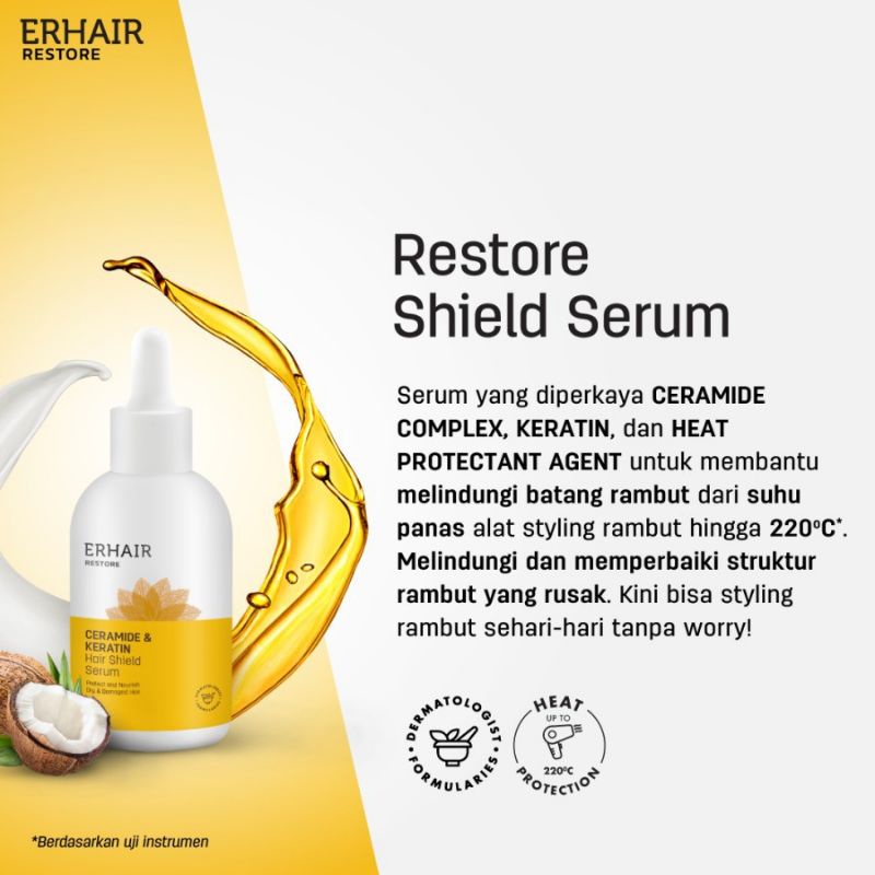 ERHAIR Ceramid&amp;Keratin Hair Serum