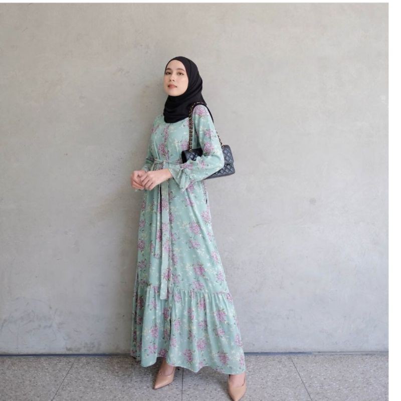 Hanora dress Anggrek Mint By Gonegani