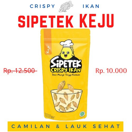 

SIPETEK KEJU 50GR MAKANAN INSTANT SEHAT / MAKANAN RINGAN BALITA ANAK ANAK REMAJA MPASI IBU HAMIL MENYUSUI LANSIA / CRISPY IKAN KEJU ORIGINAL BBQ RENDANG RUMPUT LAUT PEDAS UDANG REBON KENTANG SAMBAL TABUR IKAN ROA SAMBAL TABUR REBON TERI KENTANG ABON TUNA