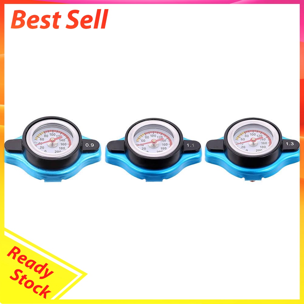 Small Head Car Auto Radiator Cap Water Temperature Meter Thermostatic Gauge