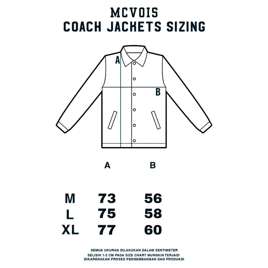 Mcvois Jaket Coach Pria Conjuring Premium Distro