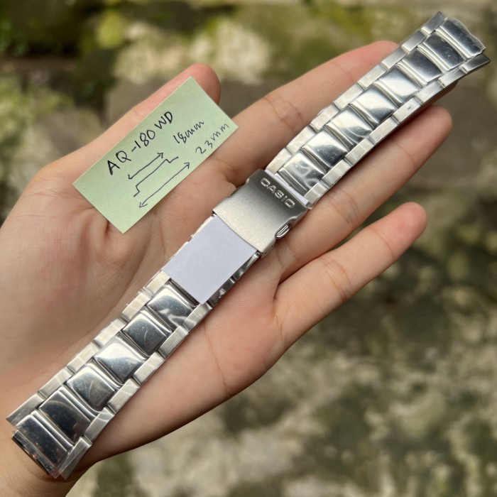 Strap tali jam tangan casio original AQ-180WB band AQ 180WB