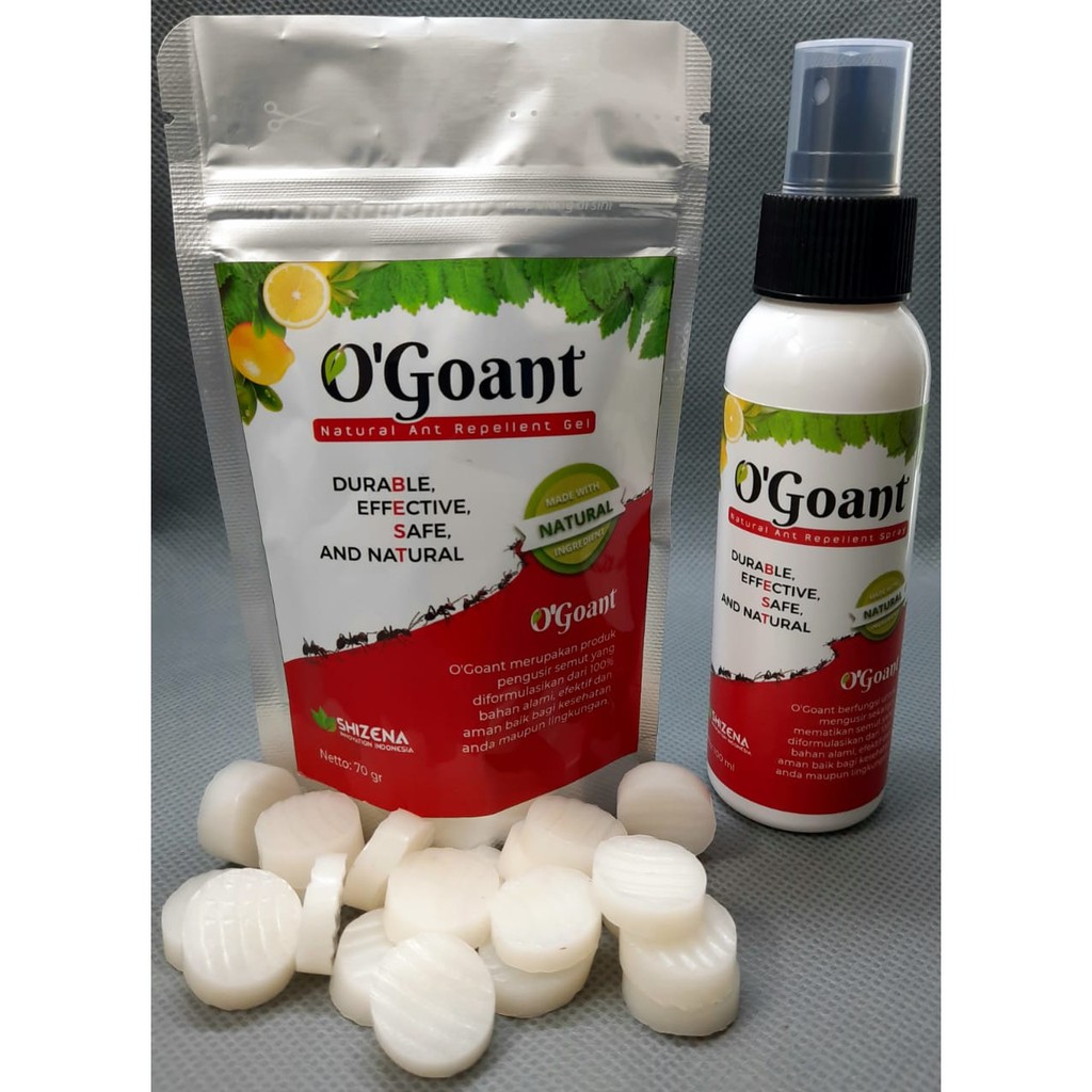 Gel dan Spray Pengusir Semut Alami  70g dan 100 ml - Natural OGoant GELdan Spray- ampuh murah