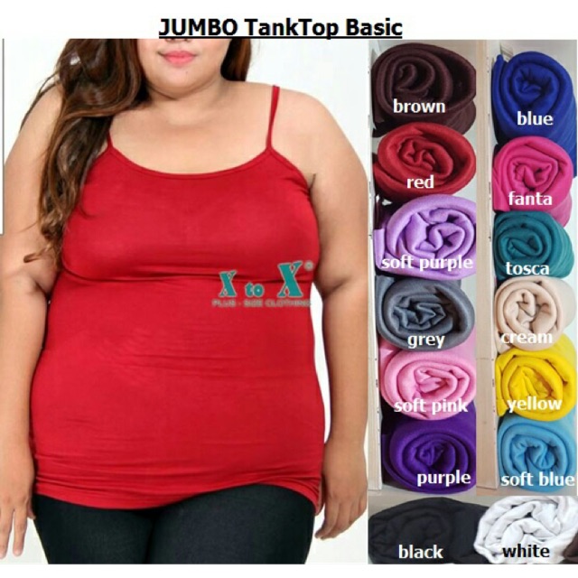 Tank Top Basic Jumbo Big Size
