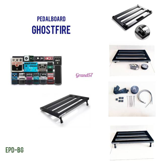 pedalboard ghostfire pedal board efek gitar stomp box pedal train efek