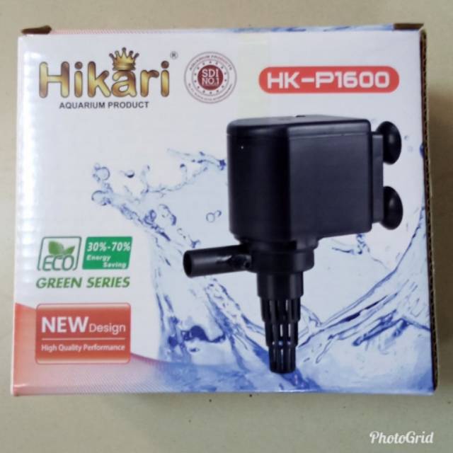 Mesin pompa celup aquarium HK-P1600 - Mesin Sirkulasi Aquarium