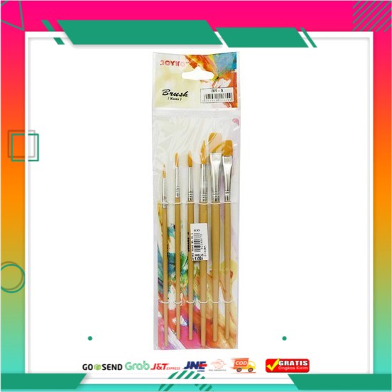 

JOYKO KUAS/ BRUSH CAT BR-5 ISI 6 (1P=12PC) R0419