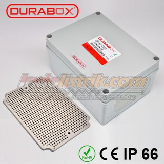 Box Panel Plastik 150x200 x 100 mm + Base Plate Durabox