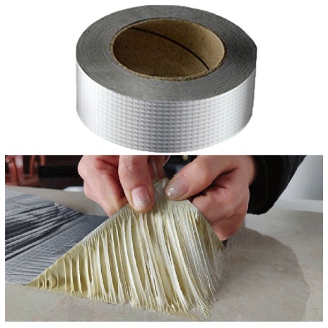 【GOGOMART】LEM Lakban Aluminum Foil Adhesive / Lem Super Duct Tape Waterproof 20cm x 5m