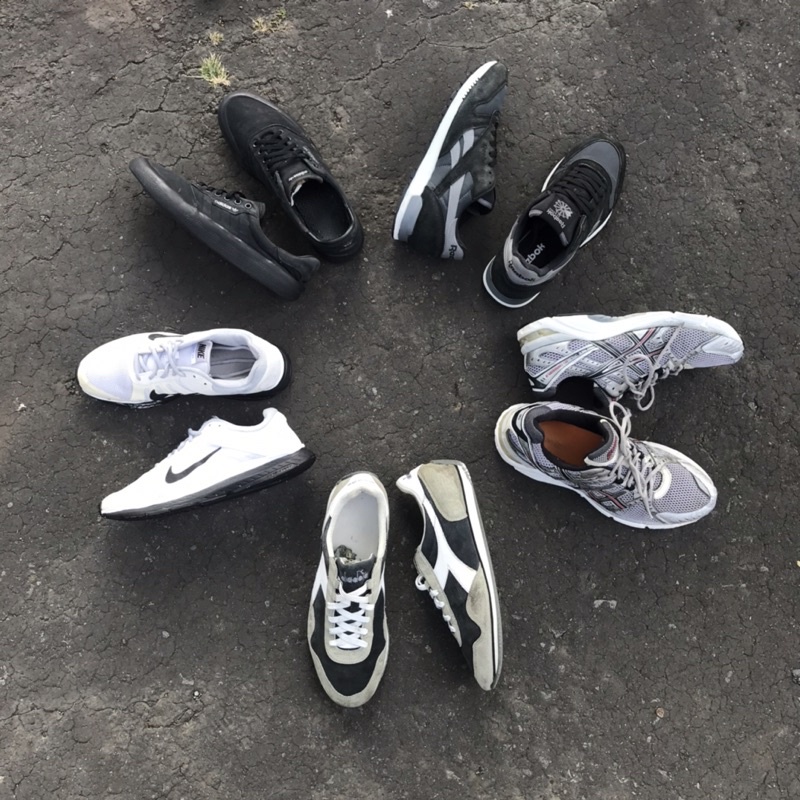 Paket borongan sepatu second branded