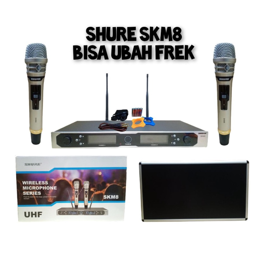 MIC WIRELESS SHURE SKM8 WIRELESS MICROPHONE HANDLE SHURE SKM 8