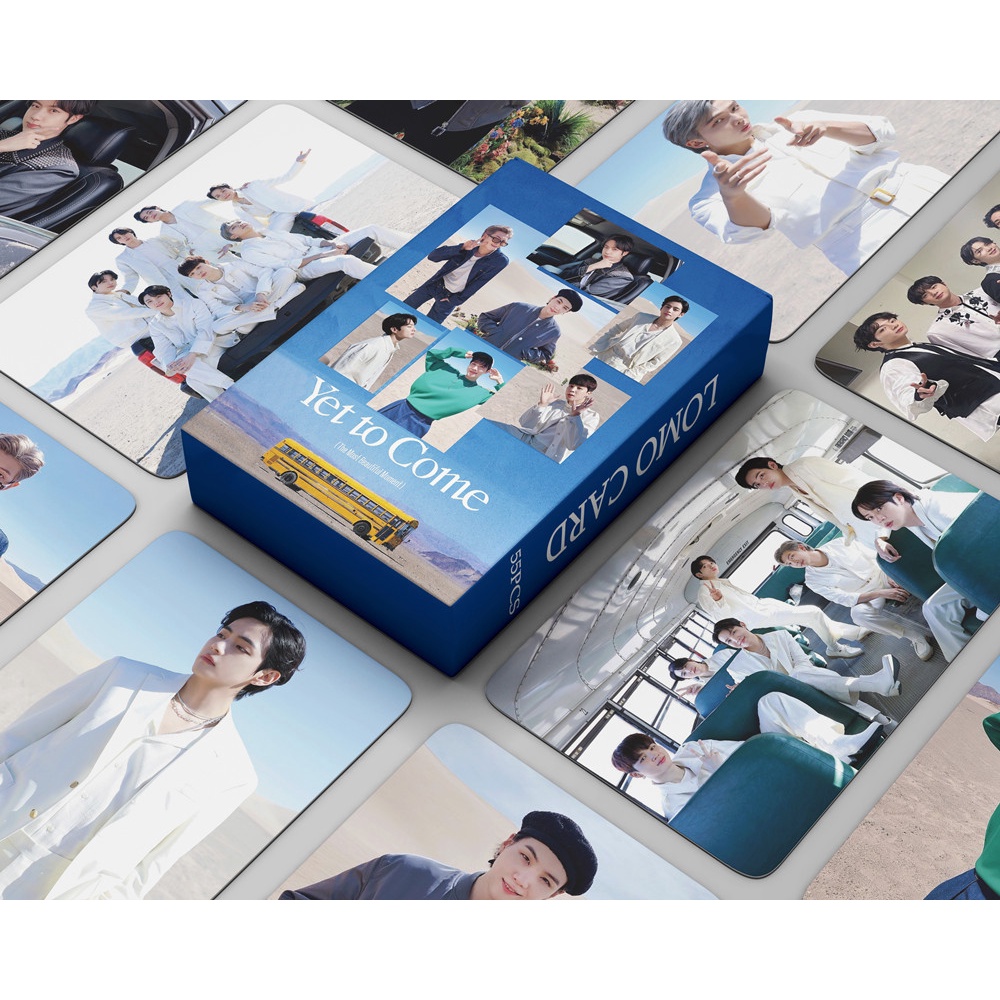 55pcs / set Kartu LOMO Foto KPOP  2022 YET TO COME Untuk Koleksi