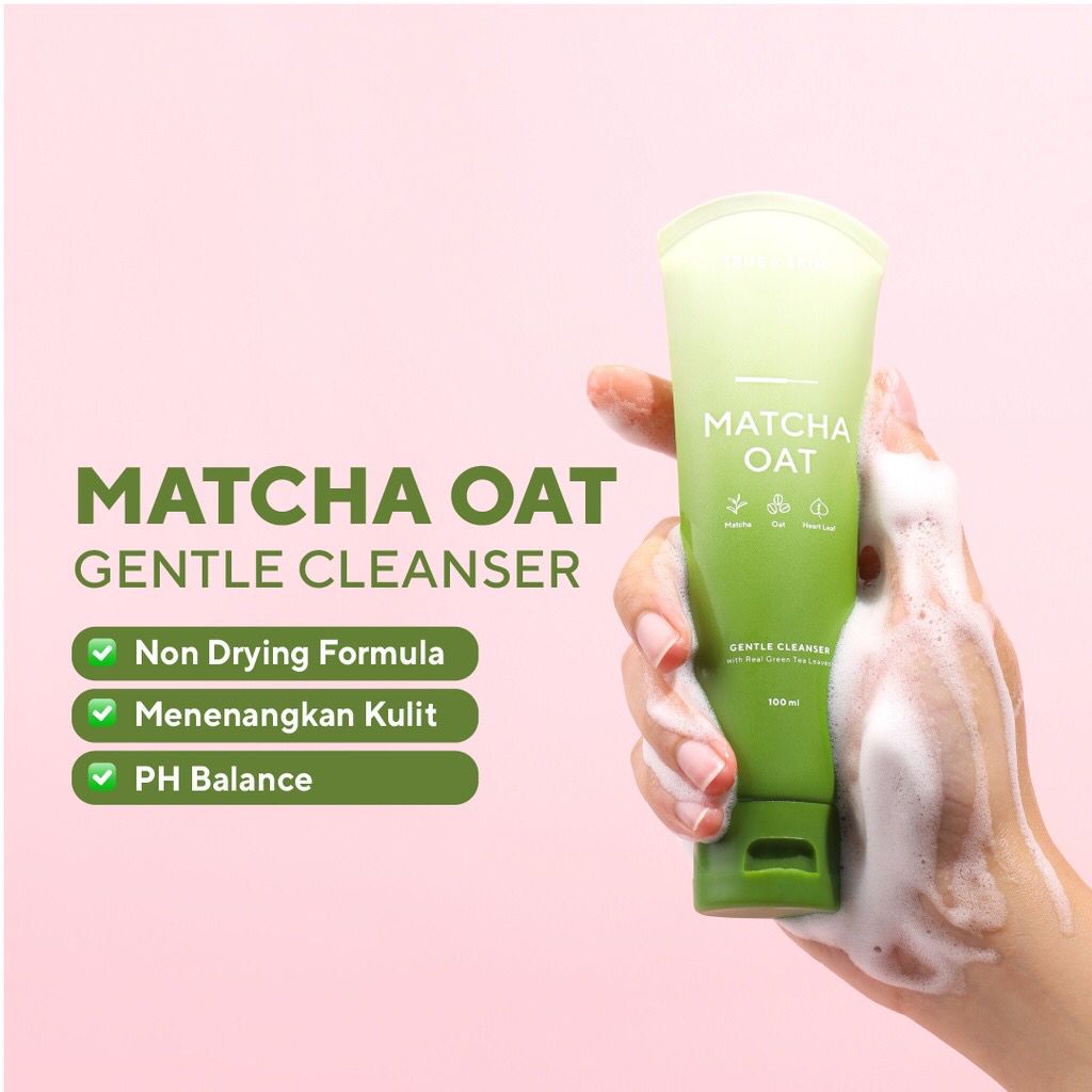 Jual TRUE TO SKIN - Matcha Oat Gentle Cleanser (Sabun Cuci Muka Semua ...