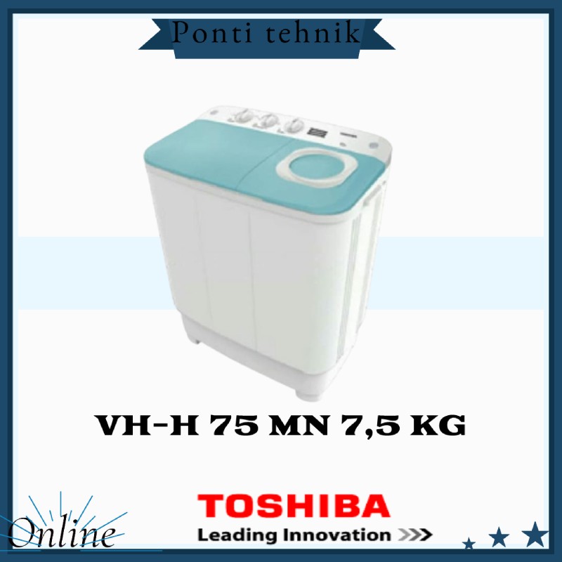 MESIN CUCI TOSHIBA VH-H 75 MN 2 TABUNG 7,5 KG