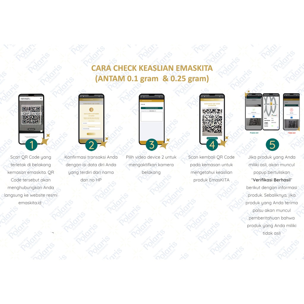 Logam Mulia Emasku Hartadinata Abadi 0.1 gram emaskita LM Emas Mini Gold 24K Microgold ANTAM