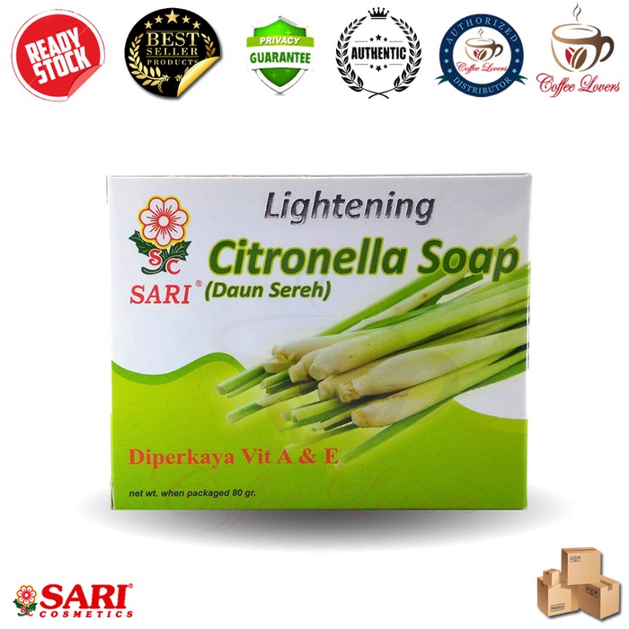 

SABUN SARI COSMETICS LIGHTENING CITRONELLA SOAP DAUN SEREH