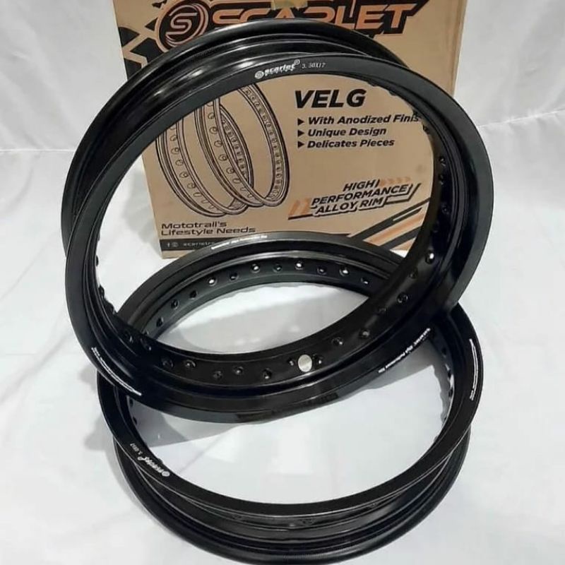 velg Supermoto Scarlet ring 17 merah