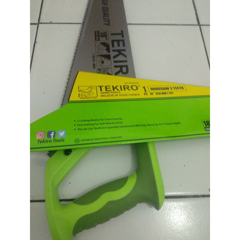 Tekiro Gergaji Kayu 18 inch Gergaji Tangan 18&quot; JAPAN STANDART