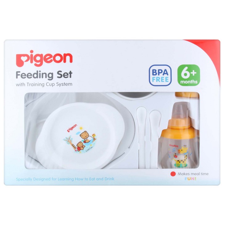 Pigeon feeding set with training cup sistem mag mag / tempat makan dan minum