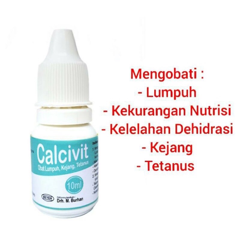 Calcivit - obat lumpuh kucing anjing