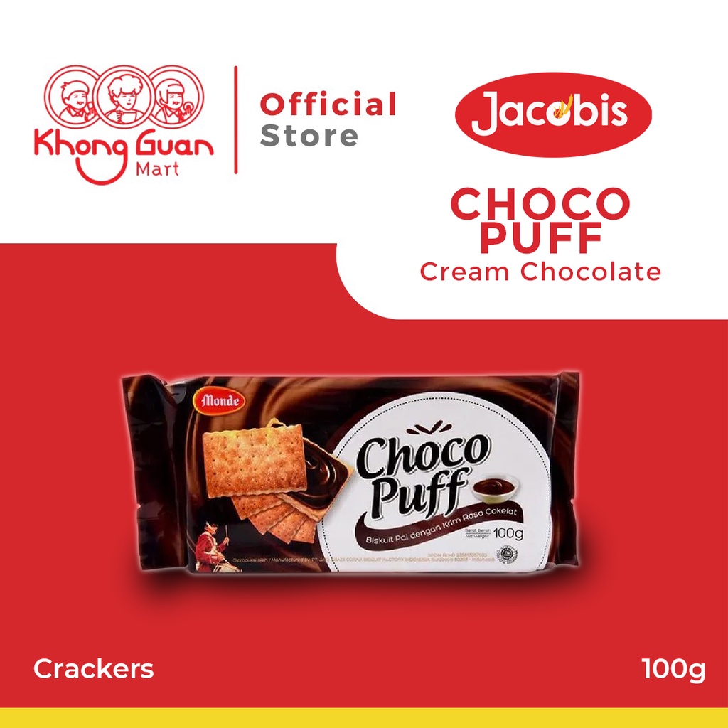 

MONDE Chocolate Puff Pack 100 Gram