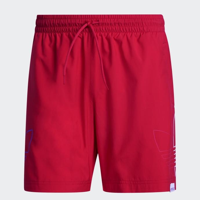 ADIDAS ORIGINALS Celana Pendek Renang Adicolor FTO Pria Merah GN3549