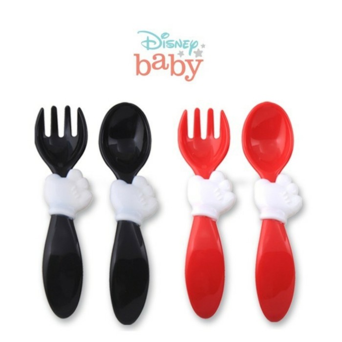 DISNEY X LUSTY BUNNY MM FORK &amp; SPOON DMM-9012 / SENDOK GARPU