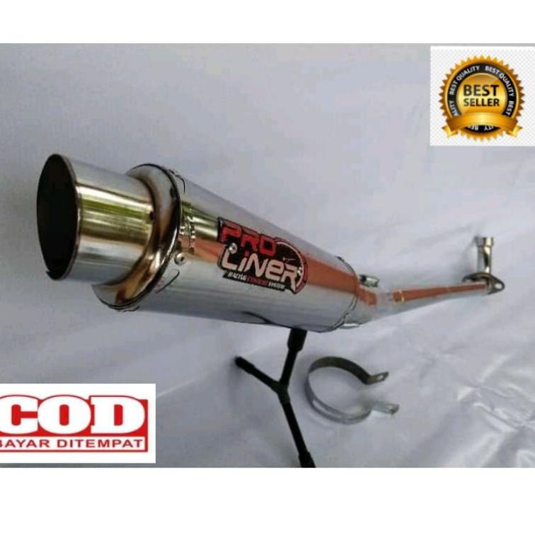 Barang Original //
WnS Knalpot Racing prolinear full crum Supra x/Supra fit/Jupiter z/Vega r/Revo/ka