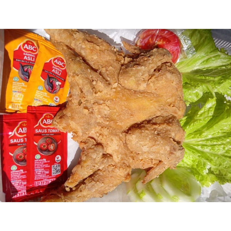 

ayam goreng tepung utuh satu ekor