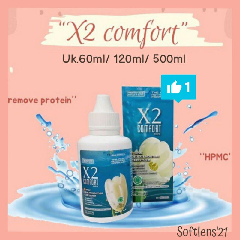 X2 COMFORT CAIRAN PEMBERSIH SOFTLENS