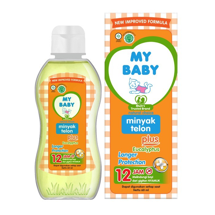 My Baby Telon Plus 12 Jam Minyak Telon Bayi Pelindung Nyamuk Shopee Indonesia