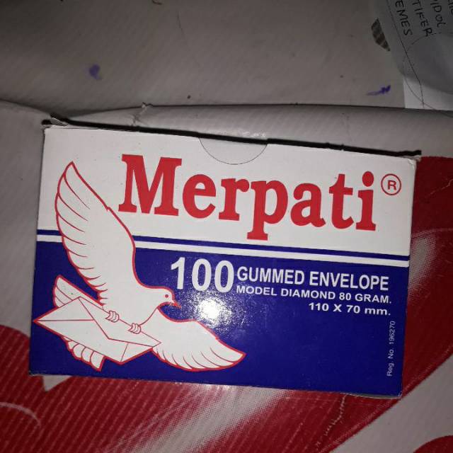 

Amplop merpati 110×70 mm