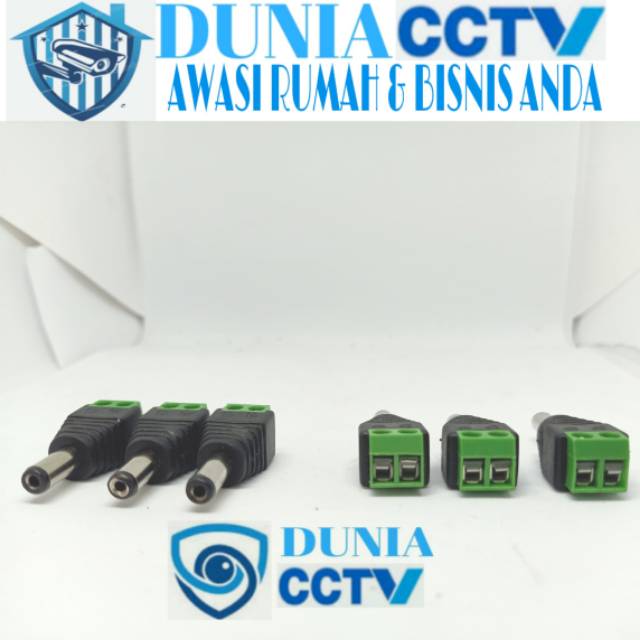 KONEKTOR CCTV DC COWO / DC MALE