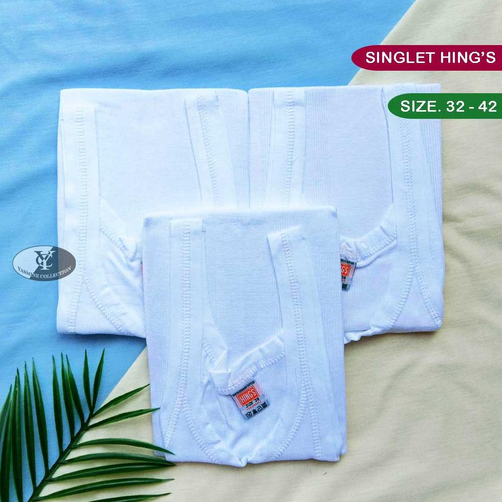 [ 3Pc ] Singlet Hings | Kaos Dalam Pria / Kaos Kutang / Singlet Pria / Kaos Dalam Pria / Kaos Single