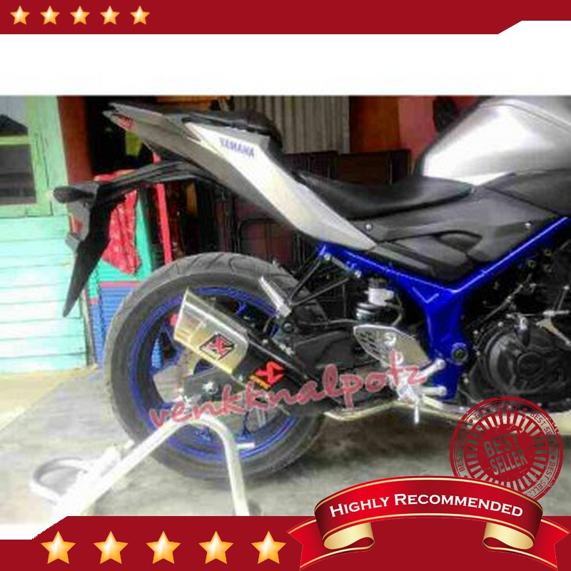 Knalpot Akrapovic GP V Rossi Full set MT25