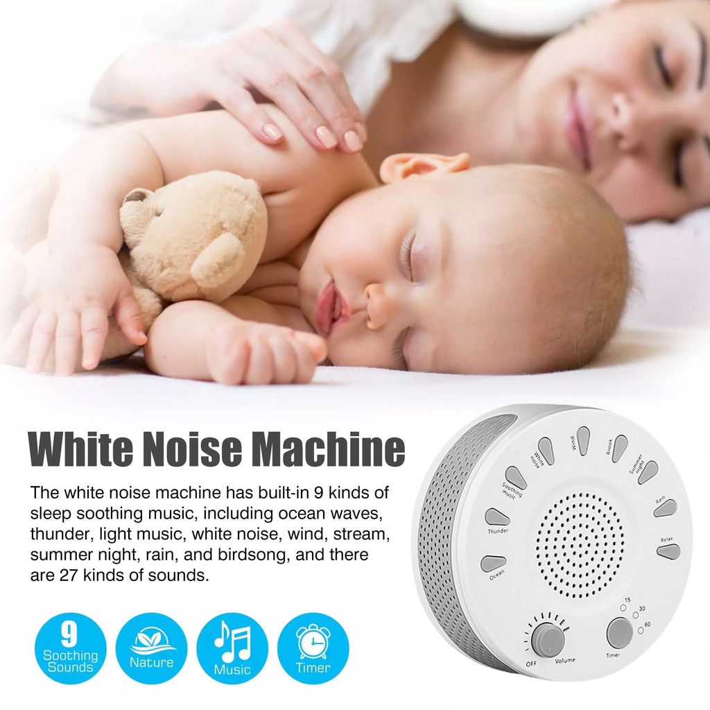 White Noise 27 Sound device Dewasa Baby shusher tidur Insomnia