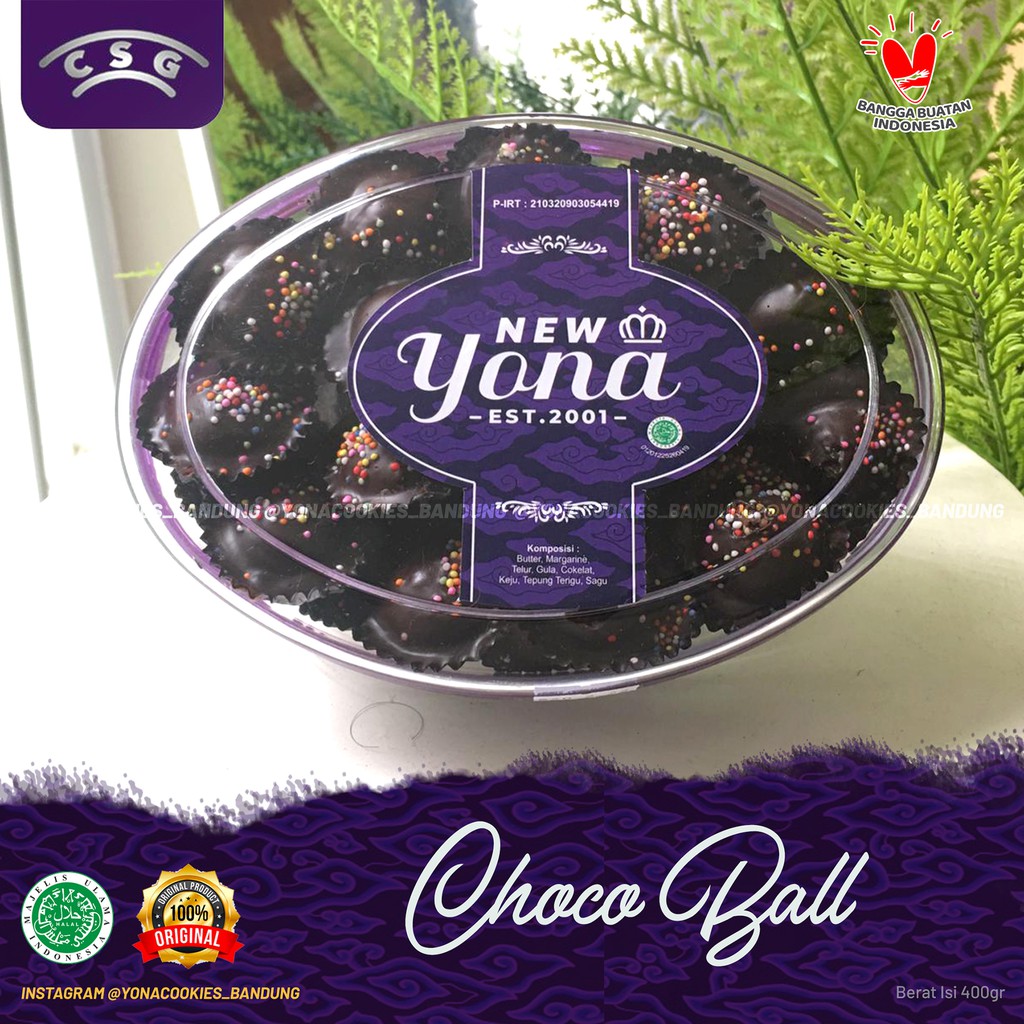 [KUE KERING LEBARAN] YONA COOKIES CHOCO BALL