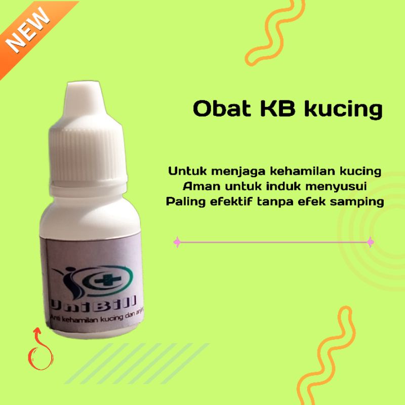 UNIBILL obat KB kucing & anjing masa kini. antilibido, mandul, Mencegah kehamilan hewan, cocok untuk